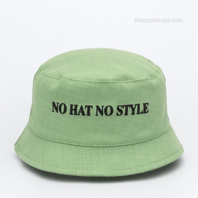 Панама No hat No style (лен) мятная