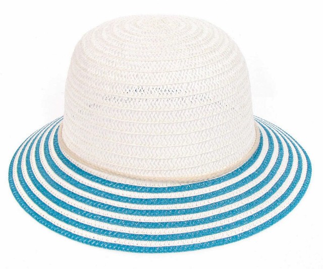 Шляпка SH 006-02.38 бело-голубая