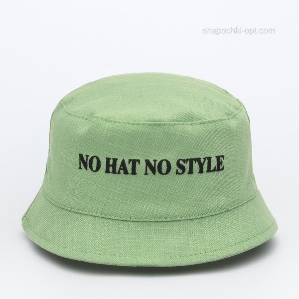 Панама No hat No style (льон) м'ятна