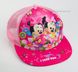 Стильная детская кепка snapback "Микки Love 3D" розовая сетка.