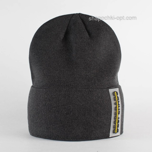 Теплая шапка для мальчика Larry Ch Flip Uni темно-серая
