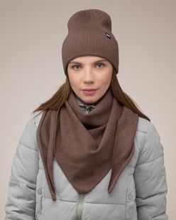 Комплект Alaya (шапка, бактус) нікель
