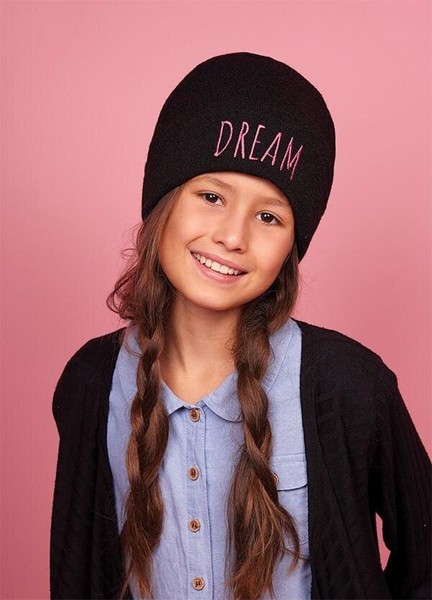 Зимова шапка для дівчинки Кей мікс