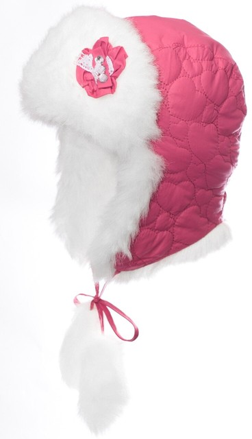 Зимова шапка для дівчинки Марта рожевий