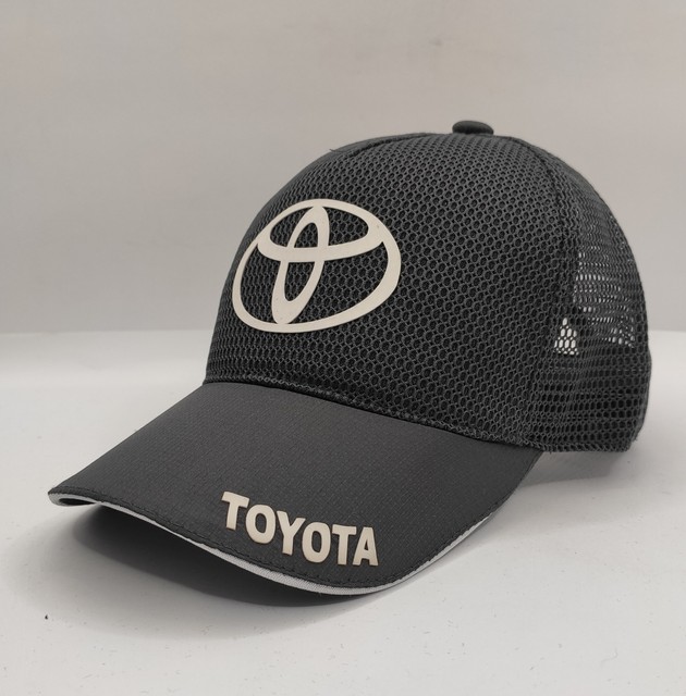 Бейсболка з сітки автологотип Toyota темно-сіра