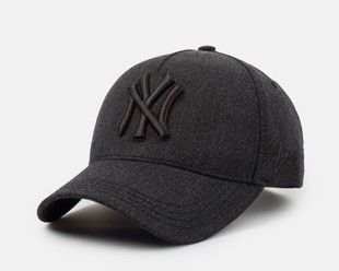 Бейсболка з костюмного котону з вишивкою NY колір №6
