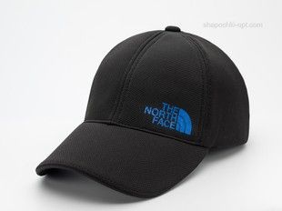 Черная бейсболка с синим логотипом TNF, Sahara лакоста шестиклинка.