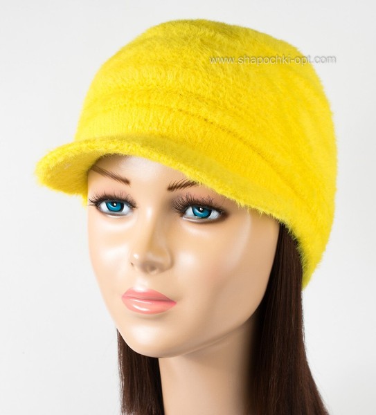 Стильна жіноча кепка Камрі жовта