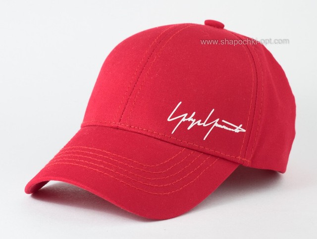 Стильная детская кепка Автограф красный с белым 9202-2