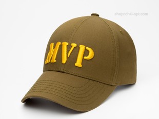 Бейсболка Monblan з вишивкою MVP колір хакі