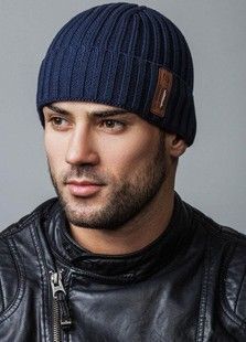 Шапка чоловіча Luis Flip з відворотом джинс