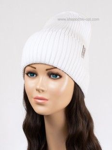 Шапка Nicoletta белая