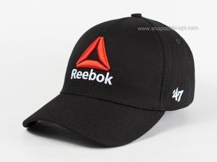 Бейсболка с вышивкой RBK черная