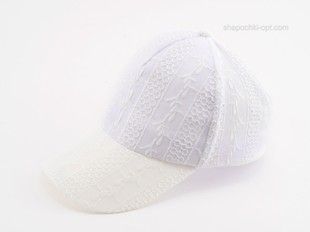 Напівбейсболка Рішельє біла арт. 0020-81