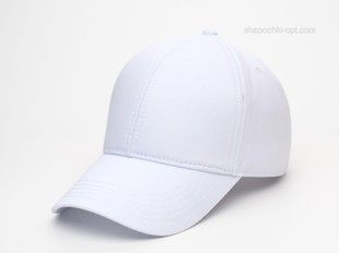 Бейсболка классическая шестиклинка белая