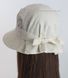 Білий капелюх з льону Шарм арт.435