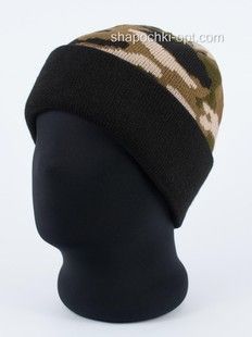 Шапка в'язана ЛХ чорна