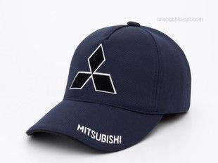 Дитяча бейсболка з автологотипом Mitsubishi синя, лакоста розмір S