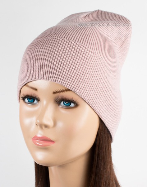 Стильная шапка-колпак Lenny Flip пыльно-розовый