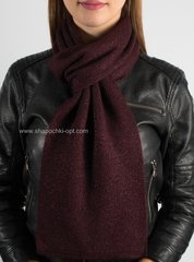 Красивый женский вязаный шарф с люрексом S-1
