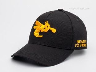 Бейсболка з вишивкою READY TO FIGHT чорна