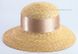 Жіноча солом'яна шляпка золотиста D 080-43