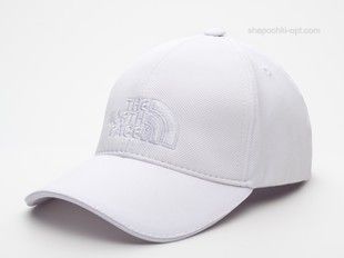 Бейсболка біла з вишивкою TNF із лакости