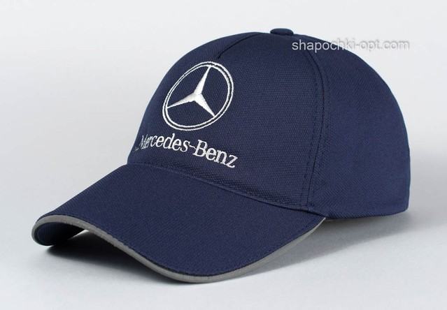 Бейсболка Mercedes benz синяя СХ лакоста пятиклинка