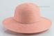 Пляжная шляпа персиковая с лентой из страз D 145-52