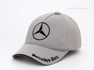 Дитяча бейсболка з автологотипом Mercedes-Benz сіра, лакоста розмір S