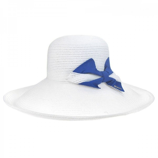 Женские шляпы белые с бантом D 008-02.04