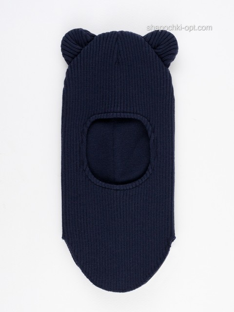 Демисезонная шапка-шлем Шелби темно-синяя