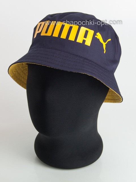 Панама Спорт темно-синий+желтый