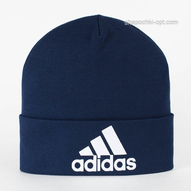 Темно-синя шапка Adidas