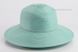 Пляжна шляпа м'ятного кольору з стрічкою з страз D 145-51