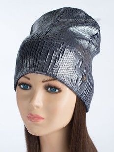 Шапка Джазі Philipp Plein синій + срібло