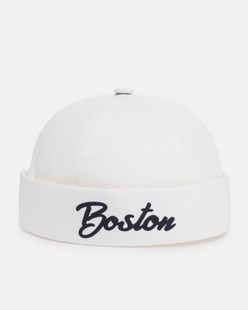 Детская докерка Boston из коттона белая