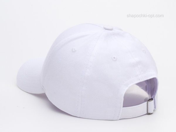 Бейсболка белая с черной вышивкой TNF