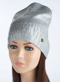 Шапка Джазі Philipp Plein меланж + перли
