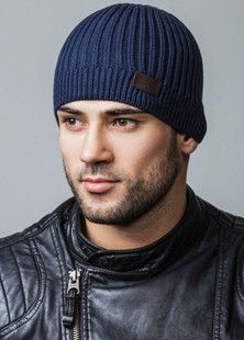 В'язана шапка Markus чоловіча джинс