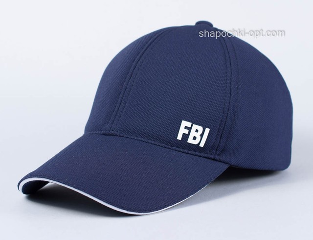 Бейсболка Sahara FBI синий, лакоста шестиклинка