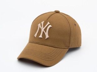 Бейсболка детская с вышивкой NY коричневый/беж арт. 03080-61