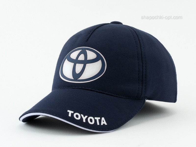 Бейсболка трикотажна Toyota синя
