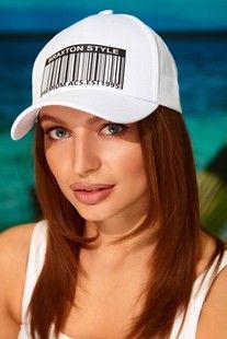 Бейсболка Barcode-1376 білий