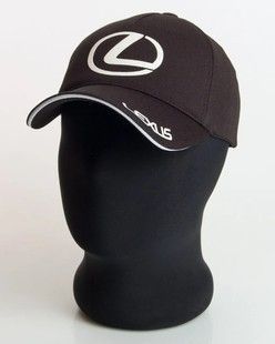 Дитяча бейсболка з автологотипом Lexus чорна, лакоста розмір S
