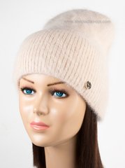 Женская теплая шапка Нильсон крем-брюле