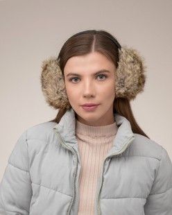 Хутряні навушники оптом натуральний рудий