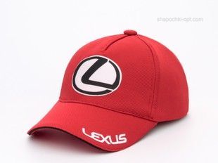 Дитяча бейсболка з автологотипом Lexus червона, лакоста розмір S