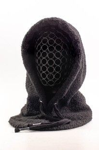 Капюшон MR-довяз короткий чорний арт. 09010-33