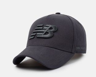 Бейсболка п'ятиклинка (діагональ) з вишивкою NB сіра